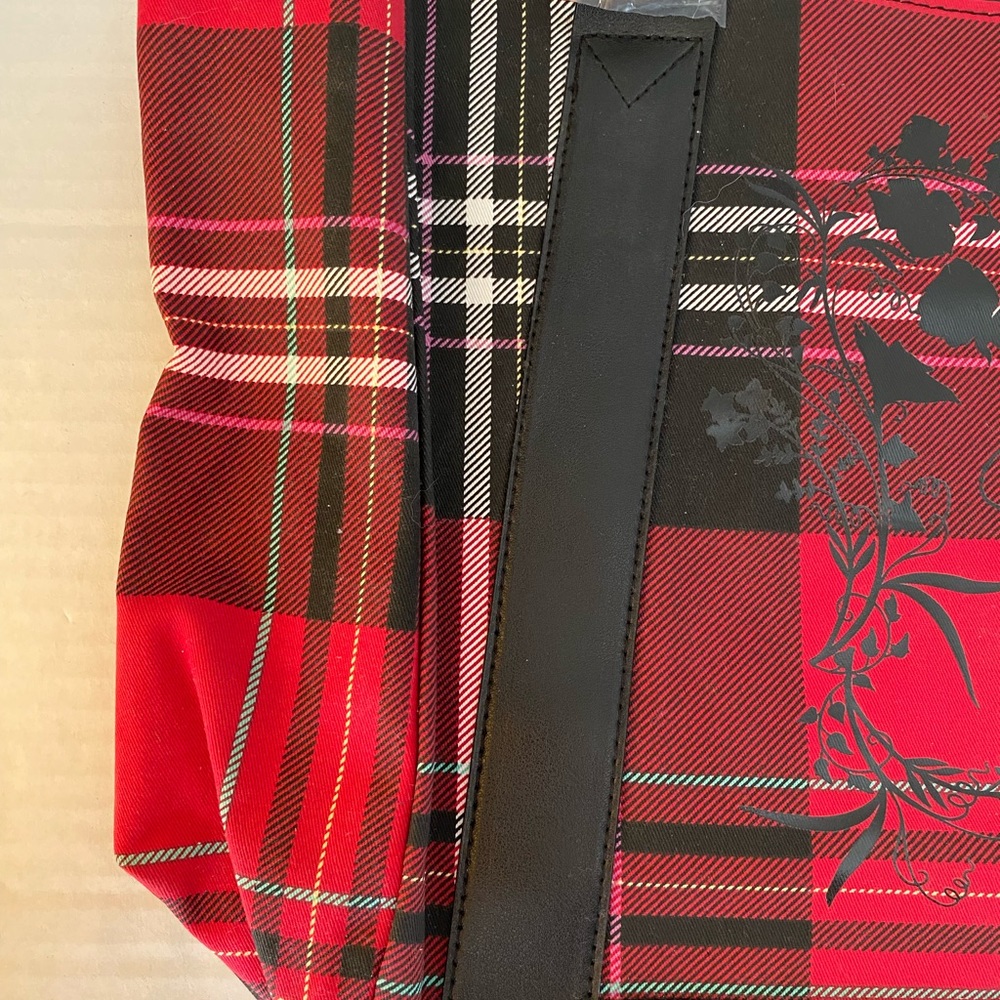 Victoria’s Secret Tote Bag Red Black New - Picture 5 of 16